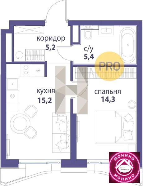 Купить 1-комнатную квартиру