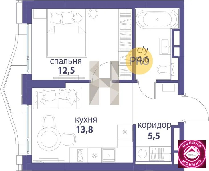 Купить 1-комнатную квартиру