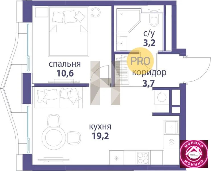 Купить 1-комнатную квартиру