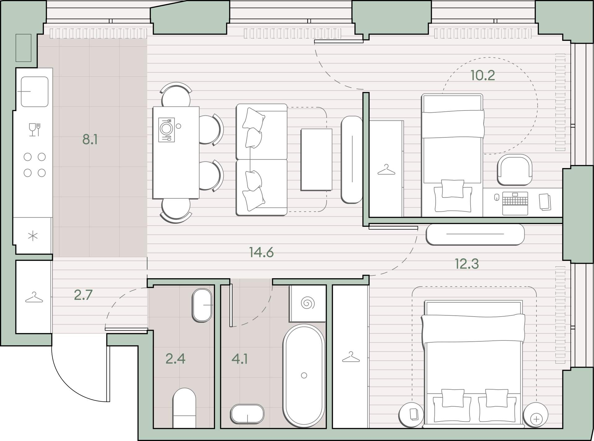 Купить 2-комнатную квартиру