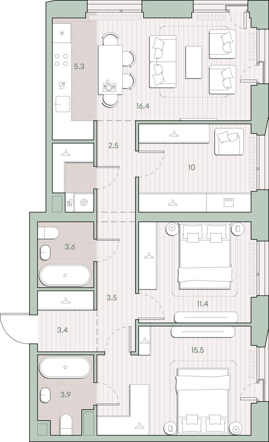 Купить 2-комнатную квартиру