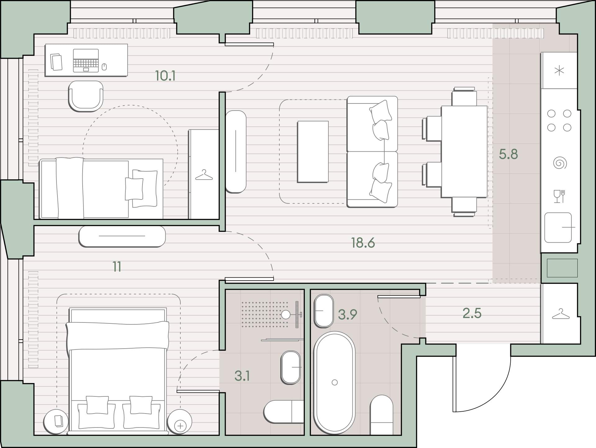Купить 2-комнатную квартиру