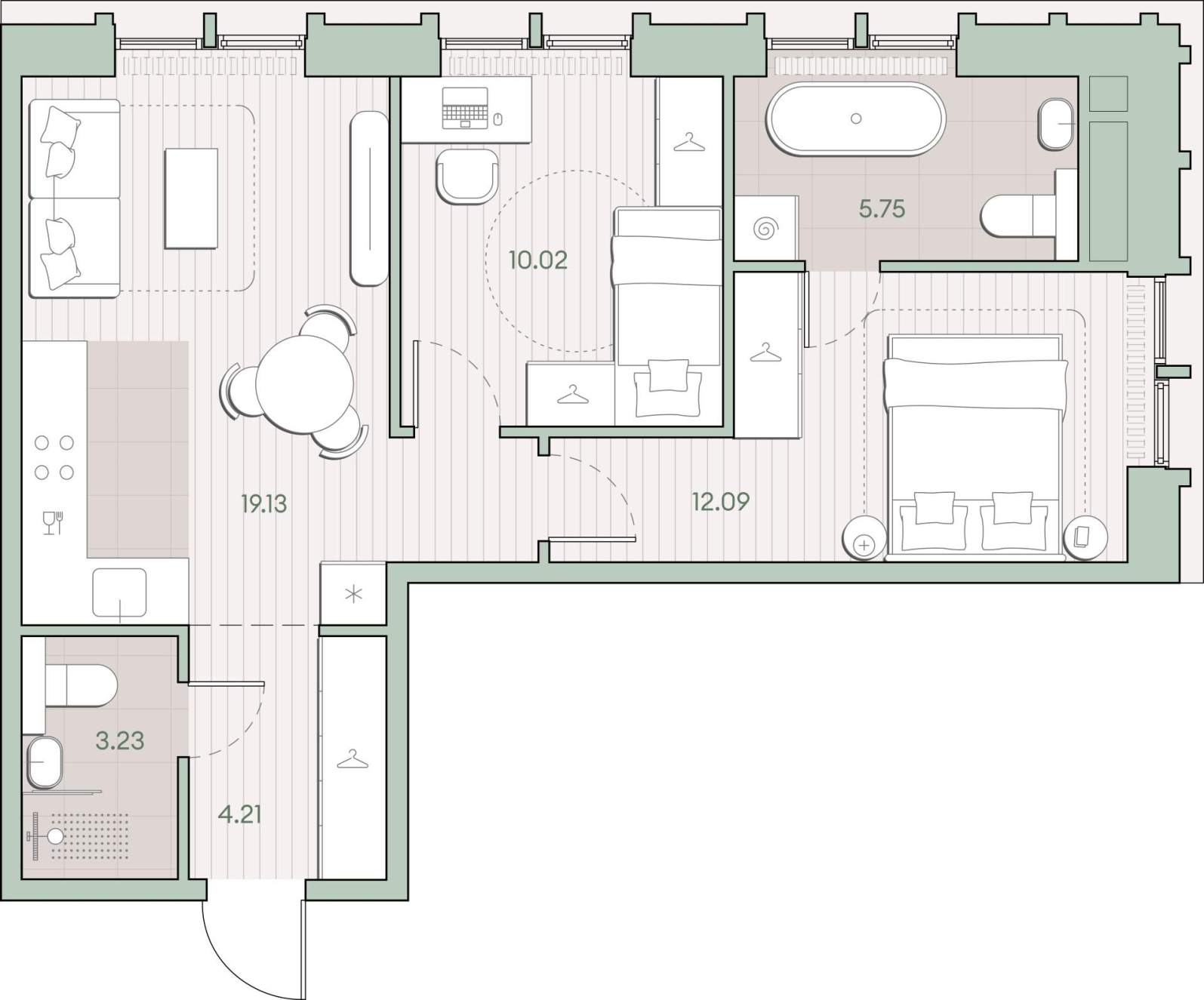 Купить 2-комнатную квартиру