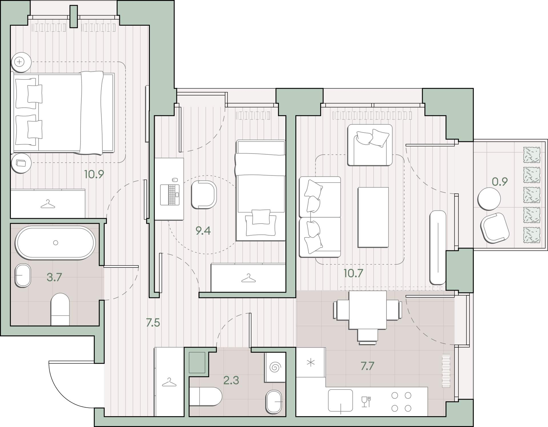 Купить 2-комнатную квартиру