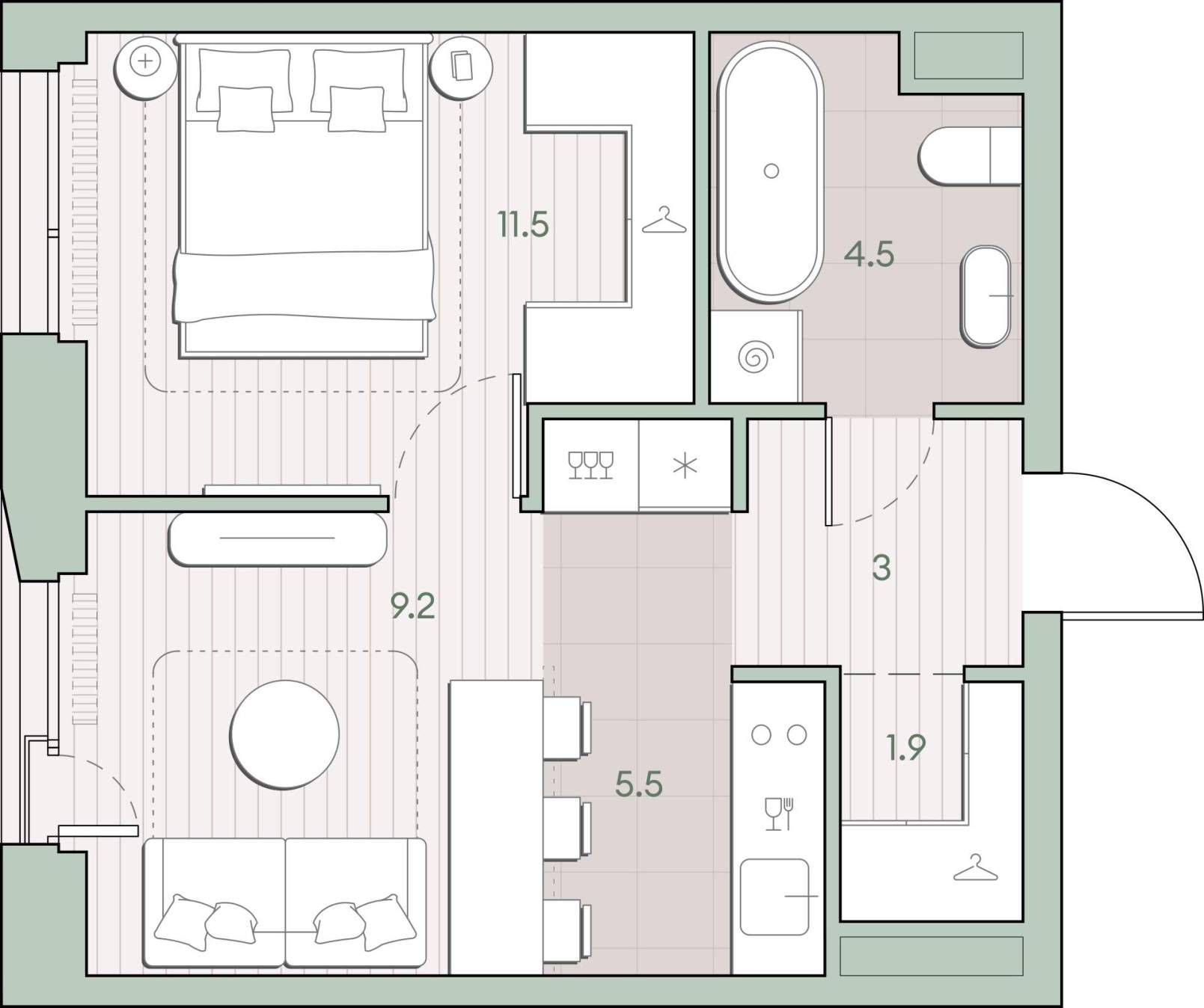 Купить 1-комнатную квартиру