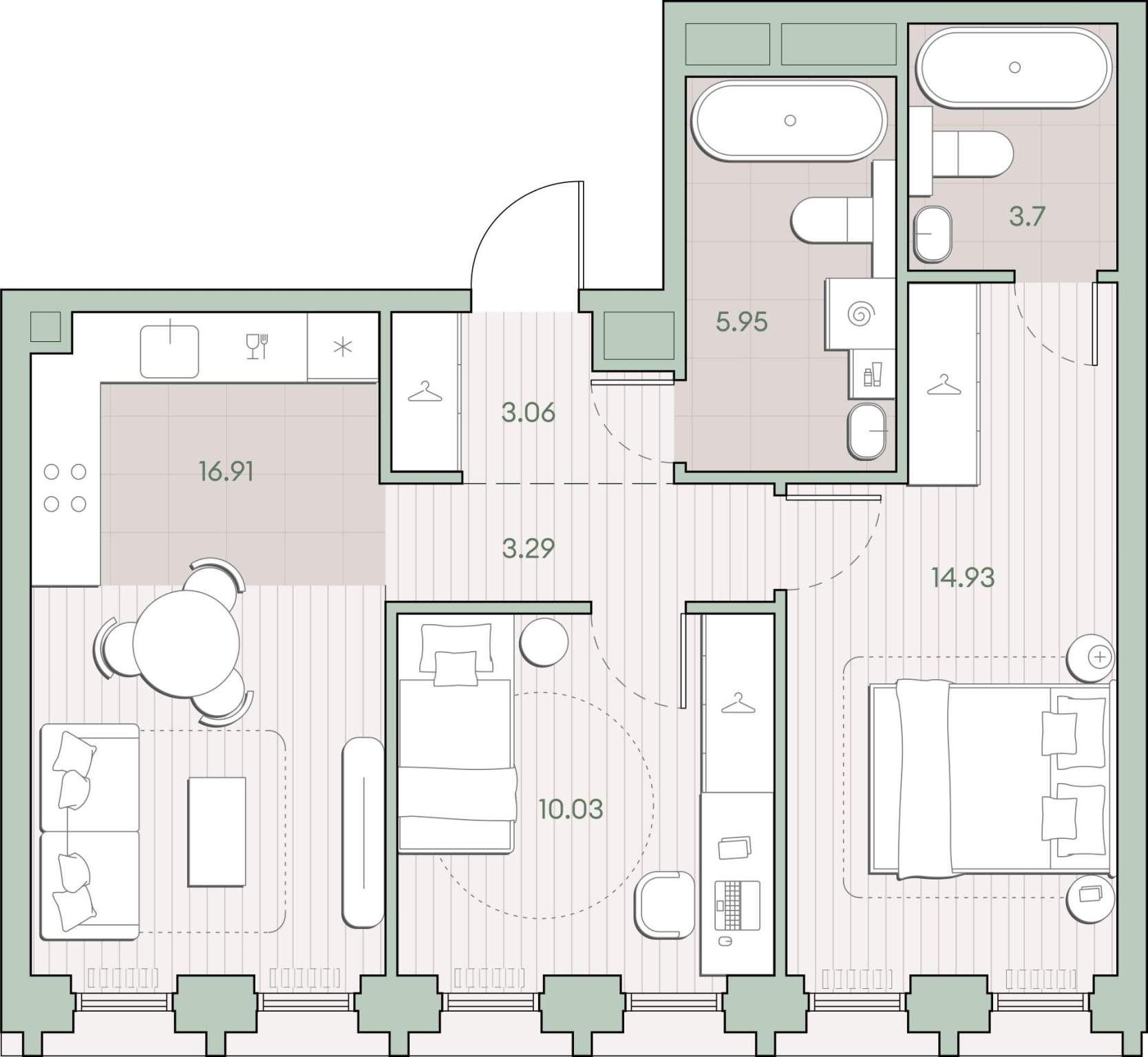 Купить 2-комнатную квартиру