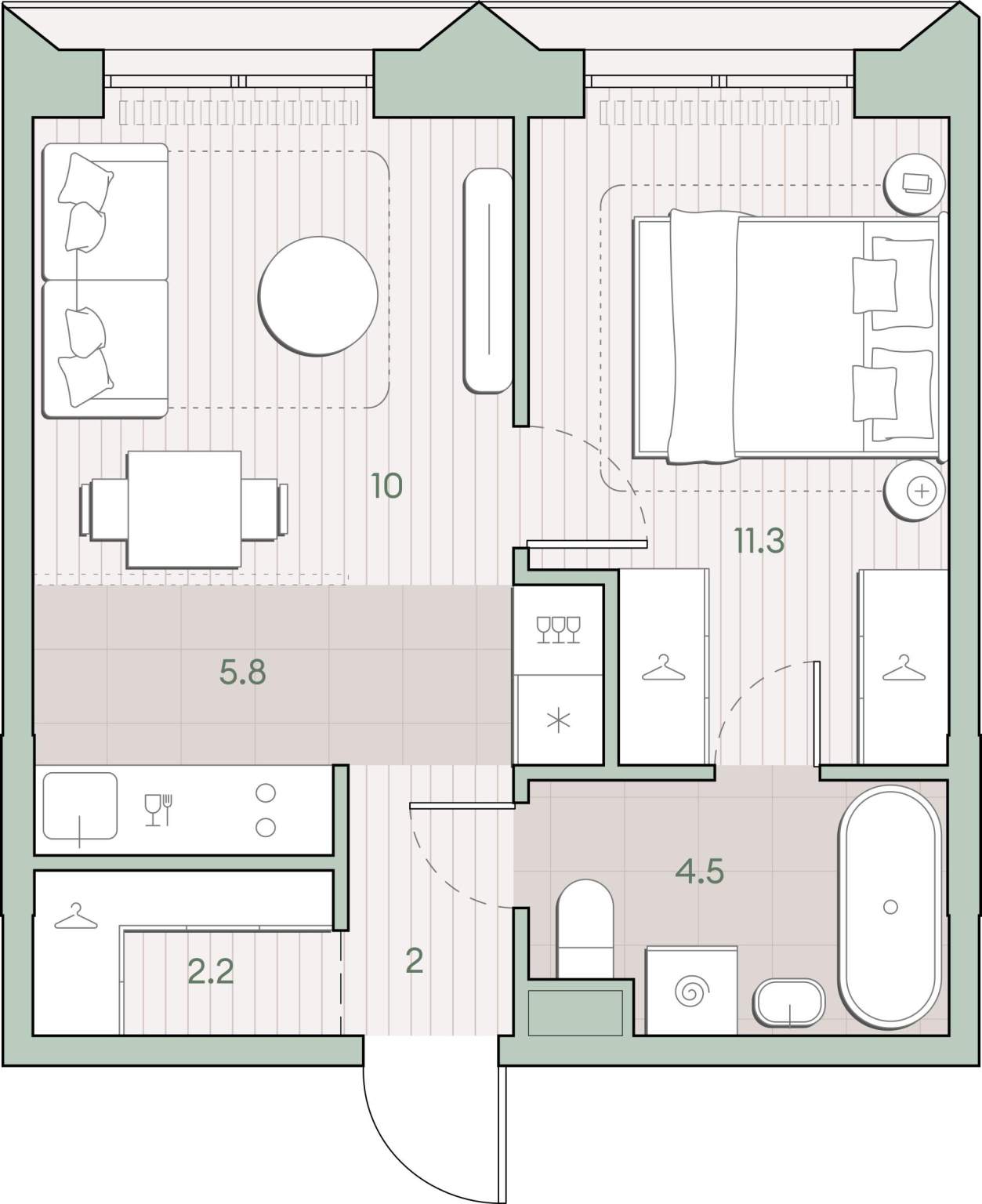 Купить 1-комнатную квартиру