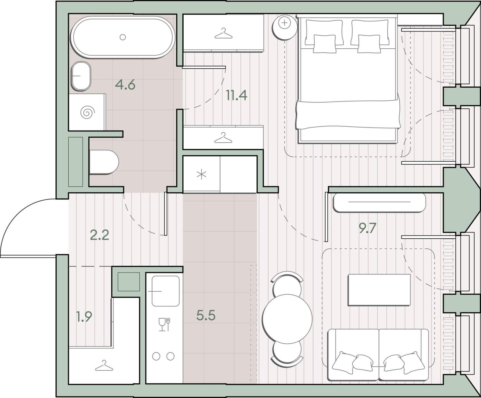 Купить 1-комнатную квартиру