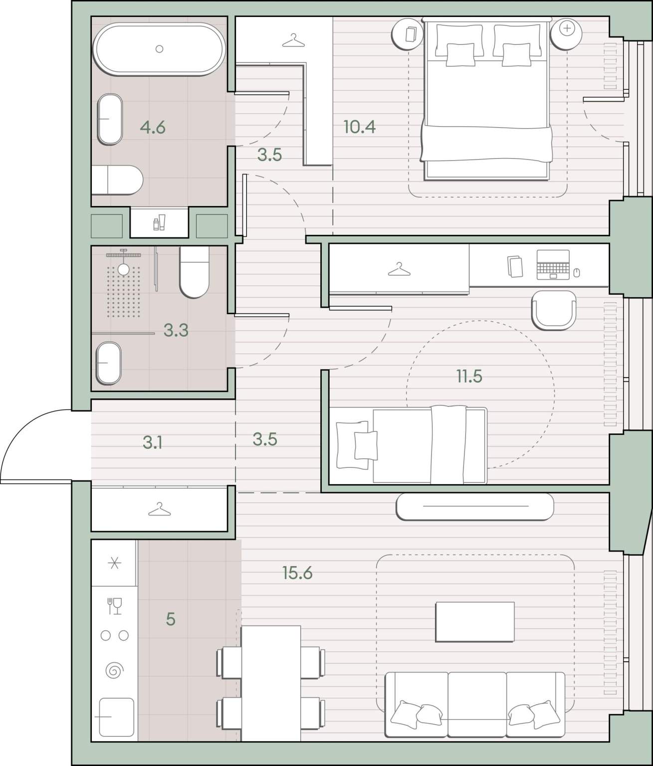 Купить 2-комнатную квартиру