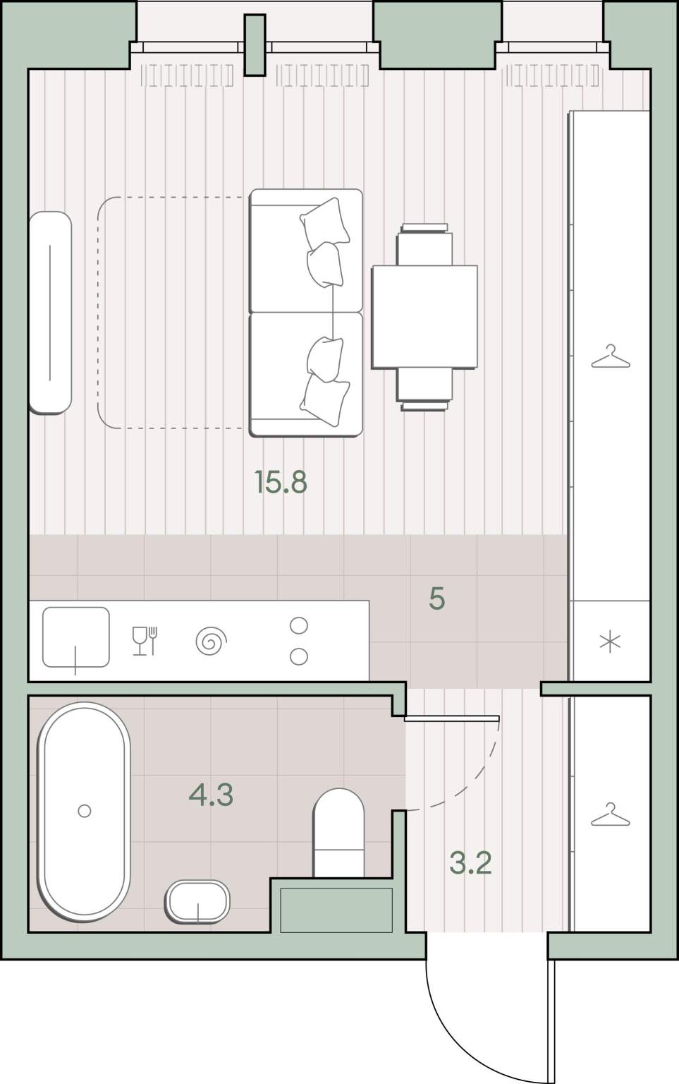 Купить 1-комнатную квартиру