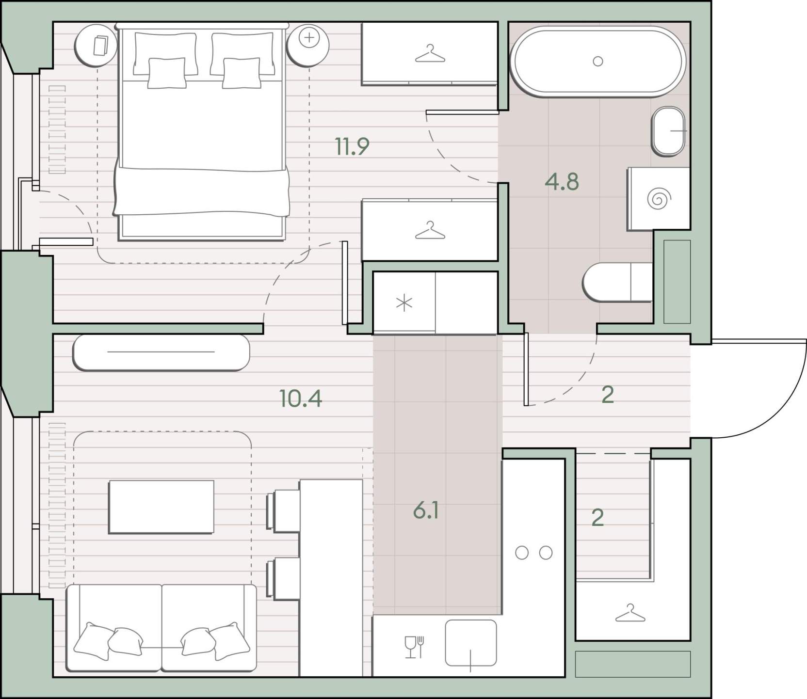 Купить 1-комнатную квартиру