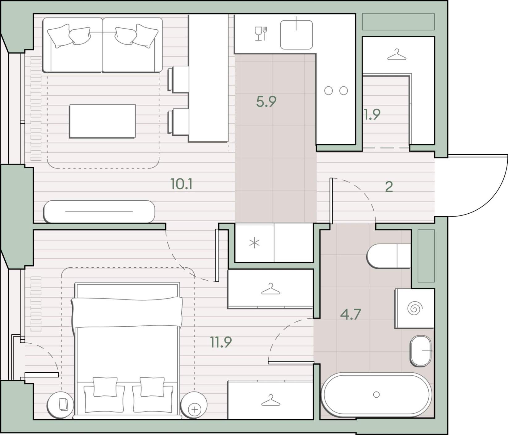 Купить 1-комнатную квартиру
