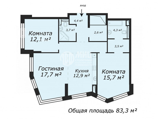 Купить 2-комнатную квартиру