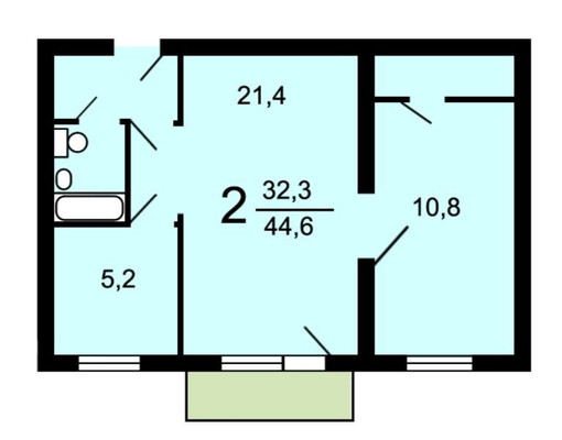 Купить 2-комнатную квартиру